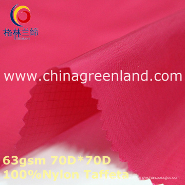 Tissu de plaid en nylon tissé pour le textile de chemise (GLLML356)